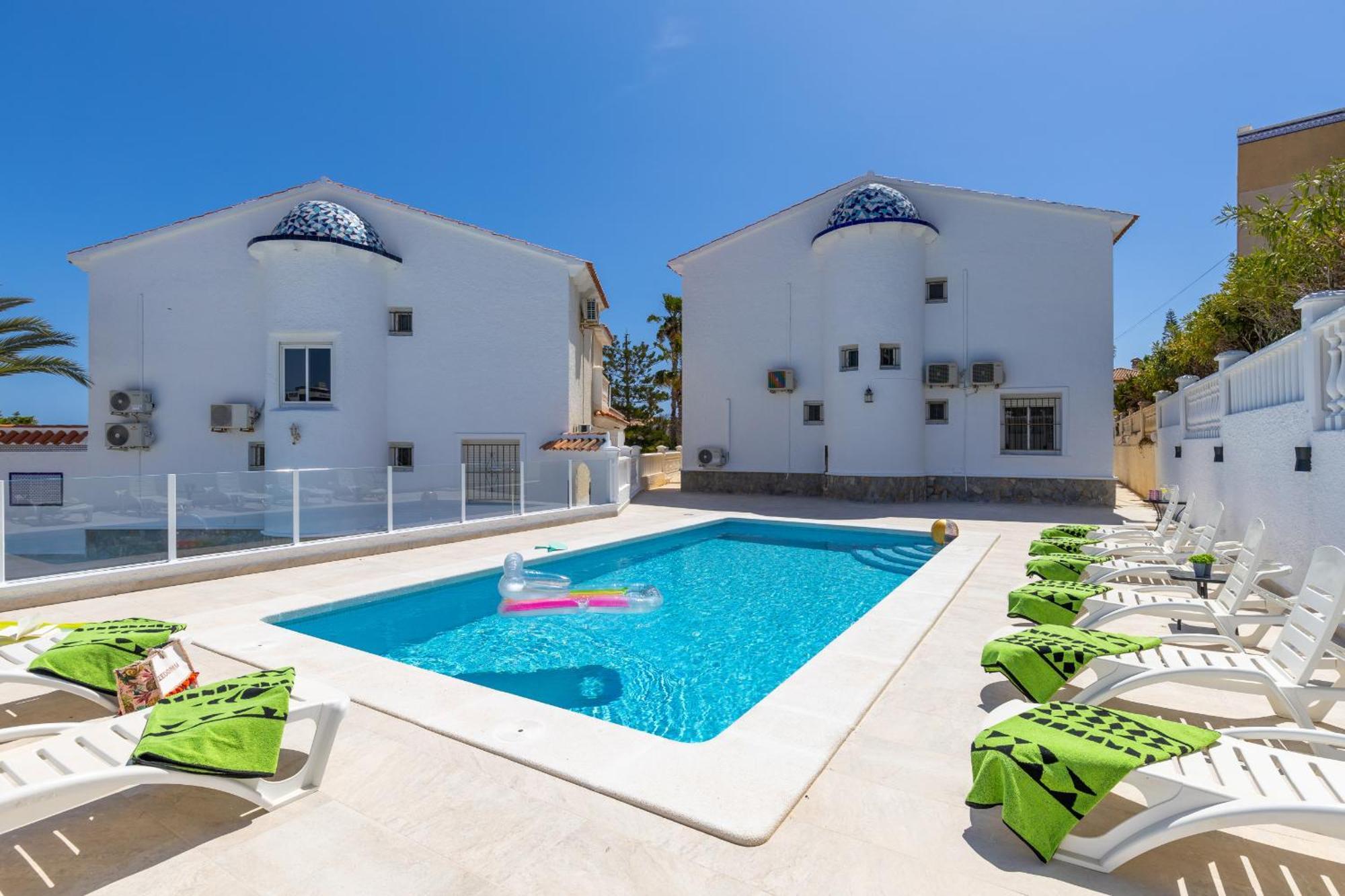 Fidalsa Grand Mediterranean Beachfront Villa Playa Flamenca Exterior foto