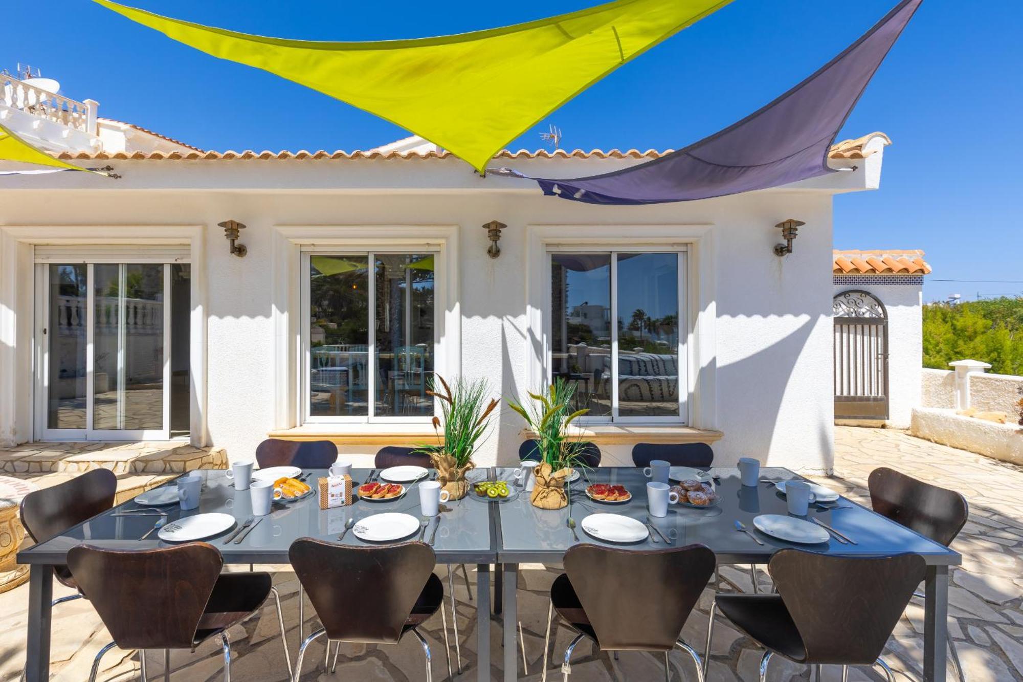 Fidalsa Grand Mediterranean Beachfront Villa Playa Flamenca Exterior foto
