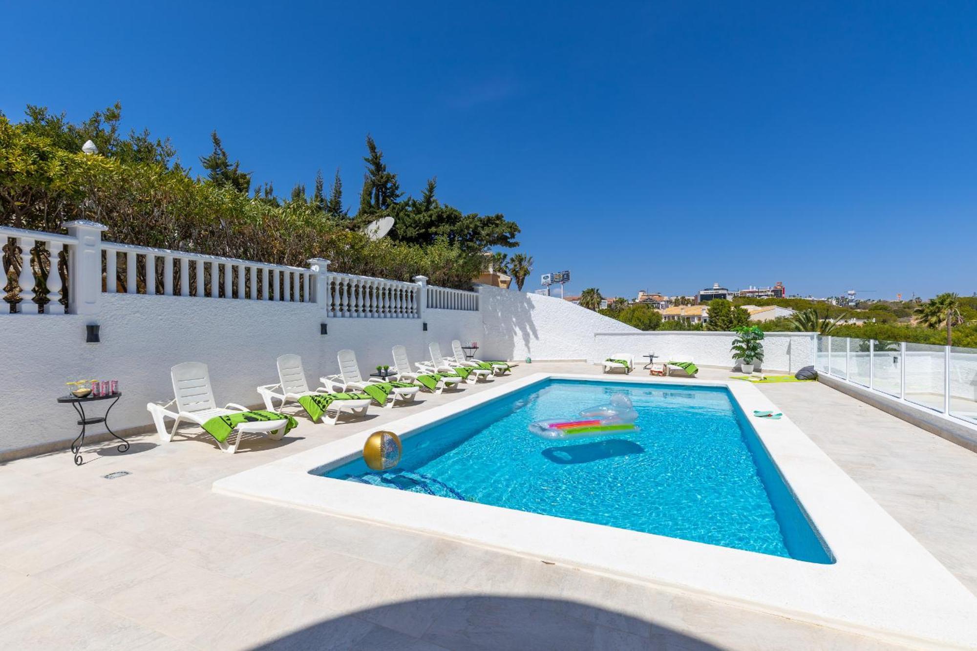 Fidalsa Grand Mediterranean Beachfront Villa Playa Flamenca Exterior foto