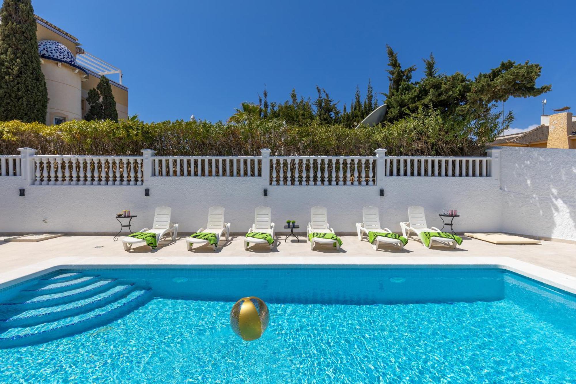 Fidalsa Grand Mediterranean Beachfront Villa Playa Flamenca Exterior foto
