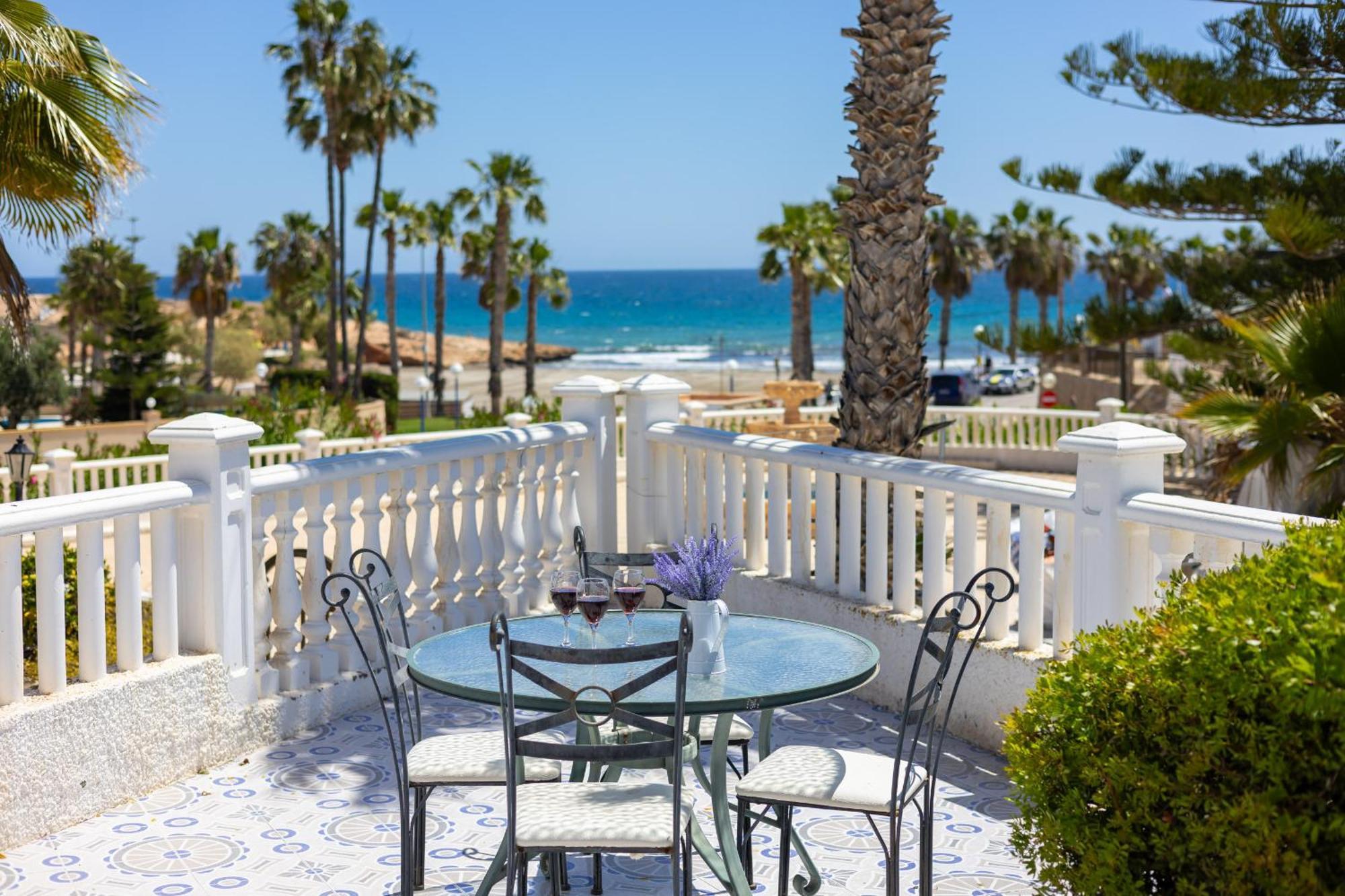 Fidalsa Grand Mediterranean Beachfront Villa Playa Flamenca Exterior foto