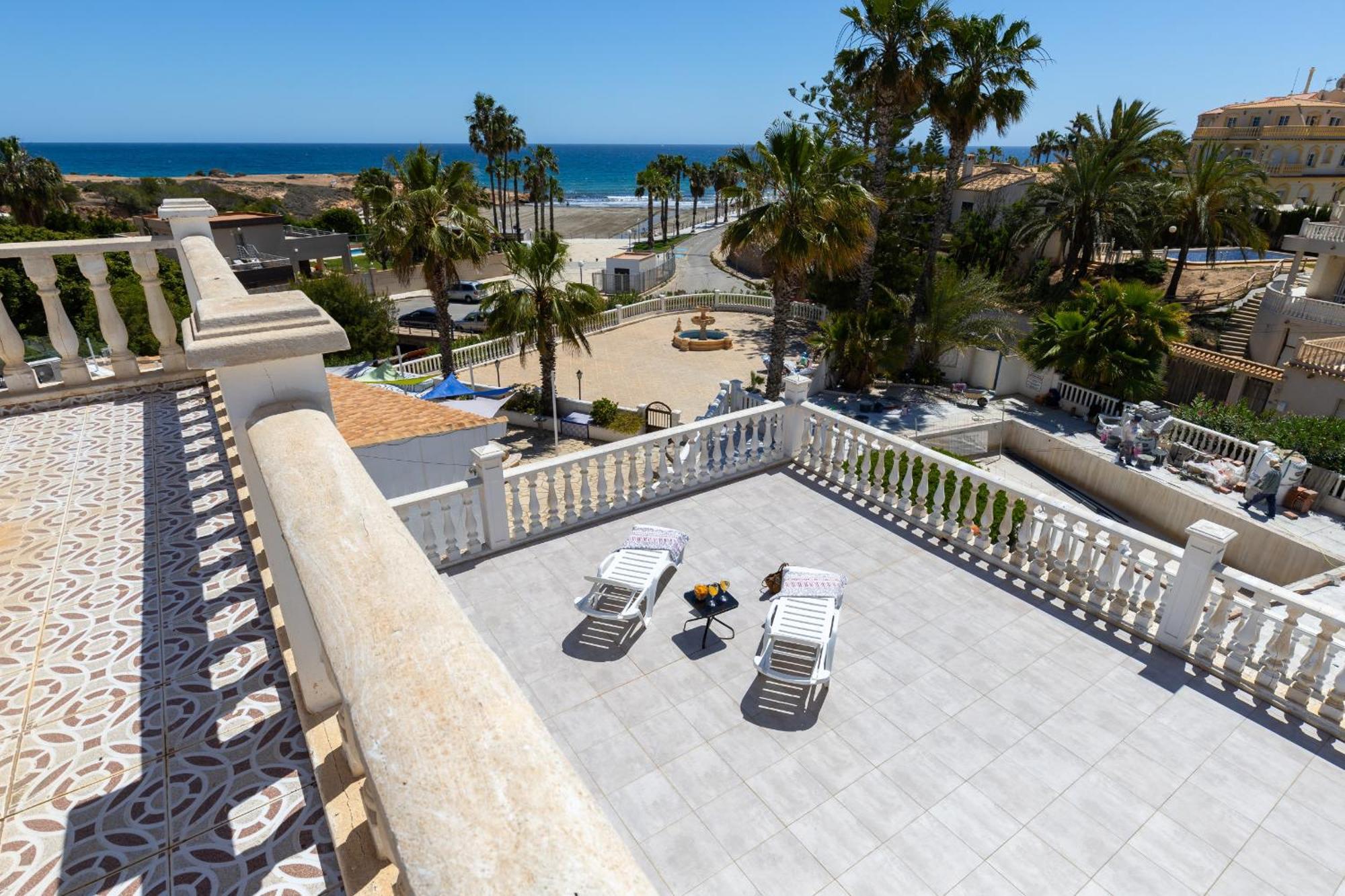 Fidalsa Grand Mediterranean Beachfront Villa Playa Flamenca Exterior foto